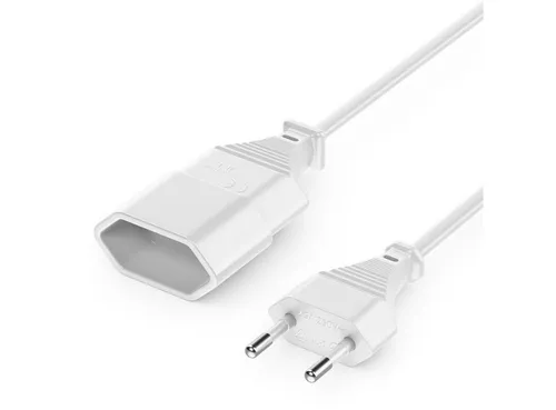 deleyCON deleyCON 3m Stromkabel Verlängerung Eurostecker auf Typ-C Euro Buchse Stromkabel
