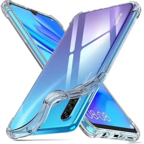 iMoshion Softcase,Backcover Hülle kompatibel mit Huawei P30 Lite – Shockproof Case Handyhülle – Silikon Schutzhülle in Transparent [Verstärkte Ecken, Stoßfest, Dünn]