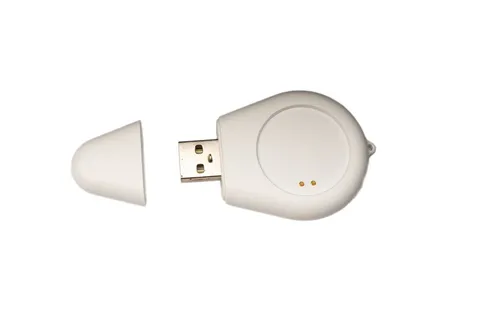 USB 2.0 Adapter Ladestation für OnePlus Watch Smartwatch Kabel in Weiß