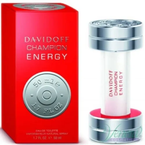Davidoff Champion Energy 50 ml Eau de Toilette Spray - Herrenparfüm mit erfrischenden Zitrusnoten, ideal für aktive Männer, die Energie und Dynamik ausstrahlen.