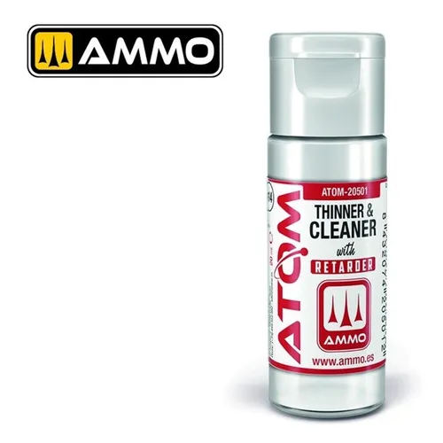 Ammo MIG ATOM-20501 - ATOM Thinner and Cleaner with Retarder 20mL - Neu
