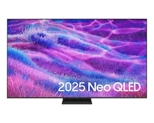 Samsung QE50QN80F 50" Neo QLED TV - SMART Fernseher mit 127 cm (50") Bildschirmdiagonale, 4K Ultra HD und HDR10+. Erleben Sie beeindruckende Bildqualität und erweiterten Bixby-Sprachassistenten für mehr Komfort im Alltag.