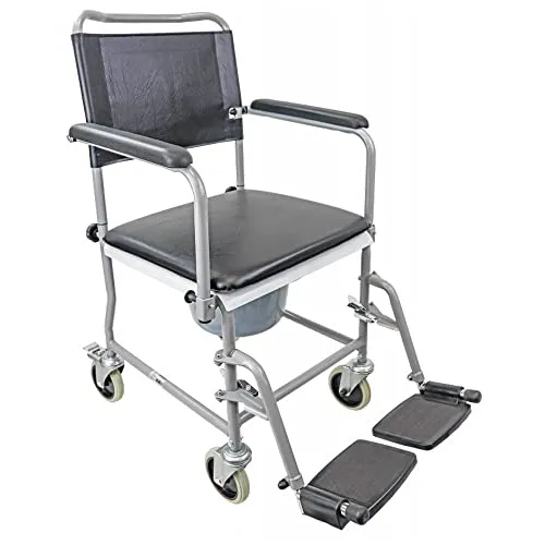Trendmobil TSF Toilettenrollstuhl fahrbar - Behinderten-Bedarf: Mobiler Toilettenrollstuhl für optimale Mobilität und Komfort, ideal für den Einsatz zu Hause oder unterwegs.