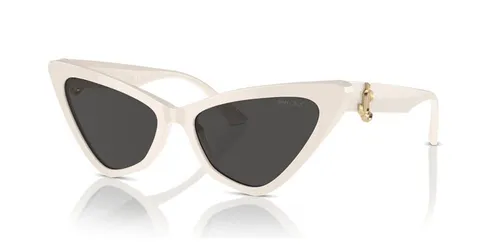 Jimmy Choo 0JC5008 Damen-Sonnenbrille Vollrand Schmal Acetat-Gestell, weiß