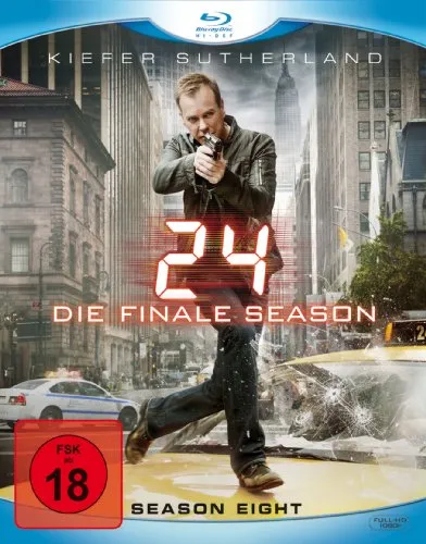 24 - Season 8 Box-Set - Ungeschnittene Originalfassung [Blu-ray] - Filme, ungeschnittene Originalfassung für ein intensives Seherlebnis, perfekt für Fans von spannenden Action-Thrillern. Freigegeben ab 18 Jahren.