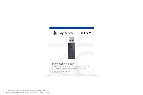 Sony PlayStation Link USB-Adapter - Einfacher Wechsel zwischen PlayStation 5 und PC, ideal für Gamer mit Pulse Elite Headset oder Explore In-Ear-Kopfhörern