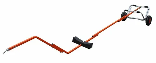 Eckla Follower Kajak Fahrradzugstange - Transportlösung für Kajaks und Kanus, einstellbare Länge und Höhe, ideal für aktive Outdoor-Enthusiasten.