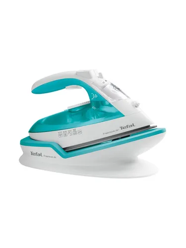 Tefal Dampfbügeleisen Freemove Air FV6520E0 - Kabelloses Bügeleisen für maximale Bewegungsfreiheit und Komfort, ideal für müheloses Bügeln ohne Einschränkungen.