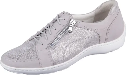 Waldläufer Henni Schnürhalbschuh 496042-333-070, Denver 2x Tore, stein, Weite H 41