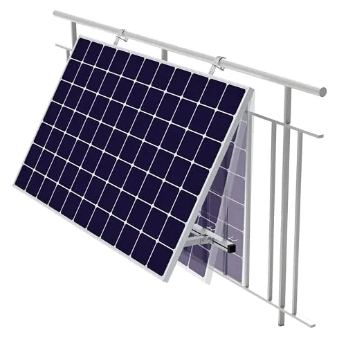 Schwaiger Geländer-Montage Set SOGM0200 für 1 Solarmodul - Balkonkraftwerke, sichere und stabile Montage mit einstellbarem Winkel von 0° bis 30° für optimale Ausrichtung und maximale Sicherheit.