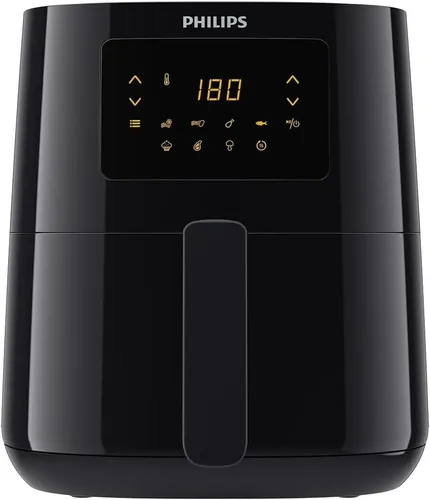 Philips Airfryer Compact 3000 Series HD9252/90 - 0.8 kg Heißluftfriteuse mit Touchscreen, 90% weniger Fett und 13 Garfunktionen für gesunde, köstliche Mahlzeiten