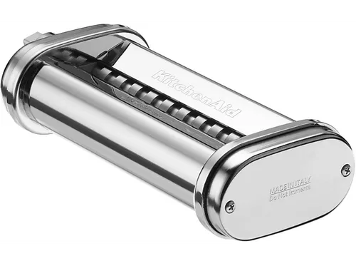 KitchenAid Zubehör 5KSMPRA Nudelvorsatz - Silber, dreiteiliges Set für frische Pasta, einfach an Küchenmaschine anzubringen