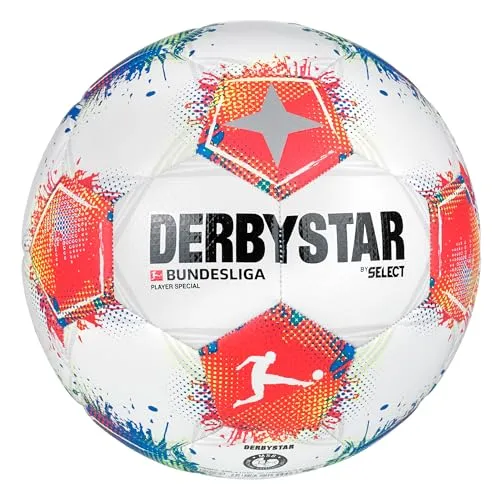 Derbystar Fußball BUNDESLIGA Player Special Gr. 5 25/26 unaufgeblasen - Fußbälle, hochwertiger Spielball für optimale Kontrolle und Präzision auf dem Platz.