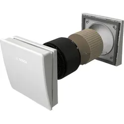 Bosch V3000D 55/K Wohnungslüftungsgerät - Komplettset - Effizientes, dezentrales Wohnungslüftungsgerät von Bosch mit leiser Betriebslautstärke von nur 35 dB(A). Ideal für Ein- und Mehrfamilienhäuser, sorgt für optimales Raumklima und einfache Installation.