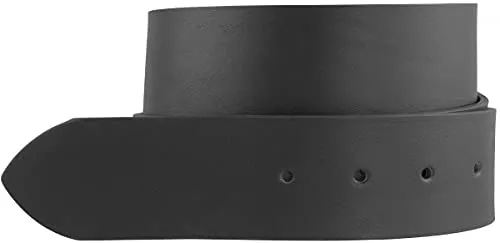 BELTINGER Wechselgürtel aus Vollrindleder 4,5 cm | Druckknopf-Gürtel für Damen und Herren | Schwarz 80cm - Hochwertiger Druckknopf-Gürtel aus italienischem Vollrindleder, 45mm breit. Individuelle Größenanpassung und hohe Haltbarkeit durch geschlitzte Löcher. Ideal für Jeans, Hosen und Freizeitkleidung.