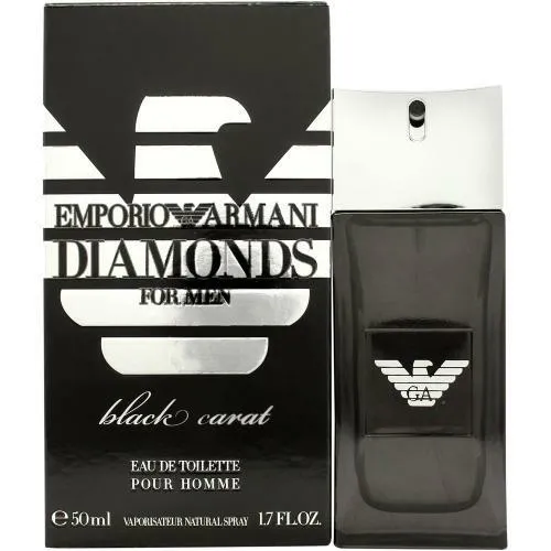 Emporio Armani Diamonds Black Carat 50 ml EDT für Herren - Elegantes Eau de Toilette mit einem unverwechselbaren Duft. Ideal für besondere Anlässe und den täglichen Gebrauch. Verleihen Sie Ihrem Auftritt das gewisse Etwas!