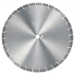 VEVOR Diamantsägeblatt 45 cm für Beton - Hochwertiges 45 cm Diamantsägeblatt für Nass- und Trockenarbeiten. Mit schrägen Zähnen und robustem Design für langlebige Leistung. Ideal für Beton, Zementplatten und Fliesen.
