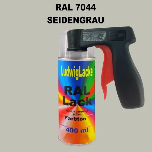 Ral 7044 Seidengrau MATT Spraydose 400ml Buntlack Decolack &Handgriff