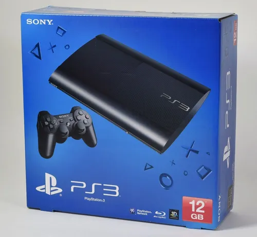 Sony Playstation 3 PS3 Konsole 12GB,UK PAL,CECH-4003A,Charcoal Black,neu