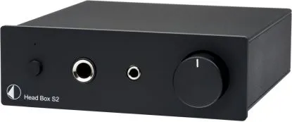 Pro-Ject Head Box S2 Mikro High End Kopfhörerverstärker - Kopfhörer Verstärker mit 6,35mm und 3,5mm Ausgängen, ideal für anspruchsvolle Kopfhörer. Aluminium-Gehäuse schützt vor Vibrationen und Interferenzen, bietet 725mW Ausgangsleistung.