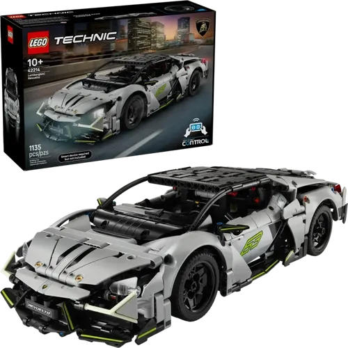 LEGO Technic 42214 Lamborghini Revuelto Supersportwagen - LEGO Technic Set mit 1.135 Teilen, ideal für kreative Bauprojekte ab 10 Jahren. Erlebe den ultimativen Fahrspaß mit dem detailgetreuen Supersportwagen!