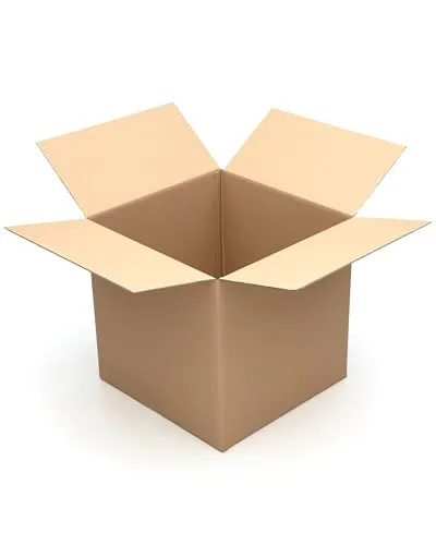 KK Verpackungen Versandkartons 600 x 600 x 600 mm Braun 2-wellig (Innenmaß 586 x 583 x 574 mm) | 1 Stück, Faltkartons Kartons für Versand als DHL Paket Hermes Paketklasse L DPD GLS Paketklasse XL