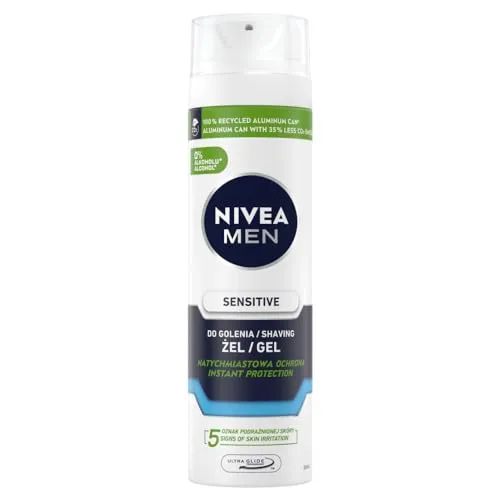 NIVEA MEN Sensitive Beruhigendes Rasiergel für Männer 200 ml
