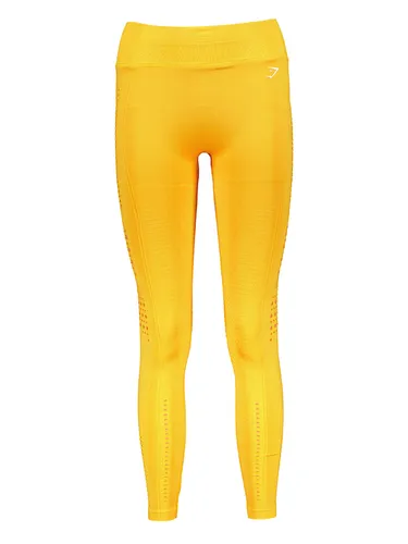 Gymshark Trainingsleggings "Flawless" in Gelb, Größe XS, Damen