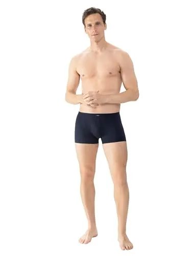 Mey Tagwäsche Herren Shorties Marine S(4) - Klassische Herren-Shorties mit kurzem Bein und ummanteltem Elastikbund für höchsten Tragekomfort. Ideal für den Alltag mit flachen Beinabschlüssen und anschmiegsamem Single Jersey.