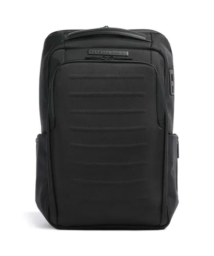 Porsche Design Roadster Pro Daypack mit Laptopfach - Stylischer Laptop-Rucksack mit 39.5 cm Fach, ideal für Business und Freizeit, aus hochwertigem Material in elegantem Schwarz.