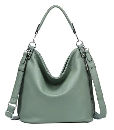 OBC XXL Damen Tasche in Mint - Stilvolle Umhängetasche für jeden Anlass - Praktische XXL Umhängetasche in modernem Mintdesign, ideal für Schule, Freizeit oder Reisen. Mit verstellbaren Trageriemen und zahlreichen Fächern ist sie der perfekte Begleiter für jeden Look.