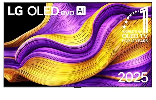 LG OLED55G58LW 55 Zoll 4K OLED TV - Fernseher mit α11 Gen2 4K AI Prozessor für beeindruckende Bildqualität und 120Hz Gaming-Performance, ideal für Film- und Gaming-Enthusiasten.
