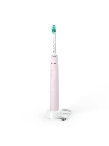 Sonicare 3100 Series Elektrische Zahnbürste - Elektrische Zahnbürsten, bietet sanfte Reinigung für gesunde Zähne und Zahnfleisch in einem stilvollen sugar pink Design.