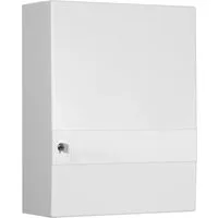 Medizinischer Schrank mit Schloss 35x45x15cm - Sicher und Praktisch - Bad-Hängeschrank mit Schloss, 35x45x15 cm, aus hochwertigem Kunststoff in Weiß. Ideal für die sichere Aufbewahrung Ihrer Hausapotheke mit 4 verstellbaren Fachböden und antibakterieller Oberfläche.