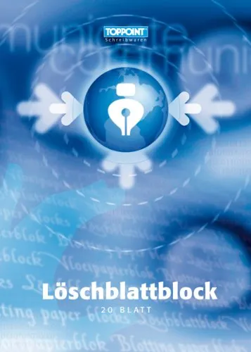 Löschpapier Löschblattblock DIN A4 - 20 Blatt, ideal für präzises Korrigieren und Zeichnen