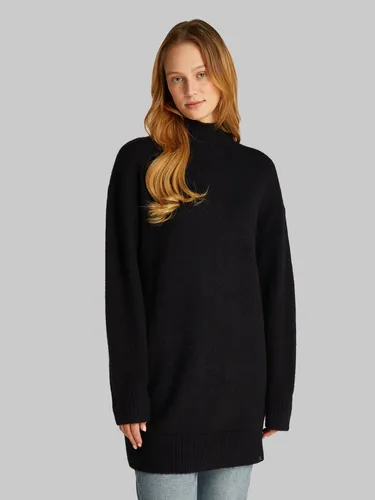 Calvin Klein Jeans Jerseykleid FLUFFY YARN LOOSE SWEATER DRESS mit Logostickerei