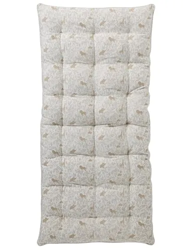vertbaudet Bodenkissen BABYLON - Bodensitzkissen für Kinderzimmer mit niedlichem Elefantenmuster, aus 100% Baumwolle, 60 x 120 cm groß und 8 cm dick - ideal für gemütliche Spielstunden.