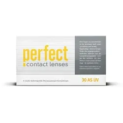 Perfect 30 AS UV Kontaktlinsen - 6er Pack - Hochwertige Kontaktlinsen mit UV-Schutz für den täglichen Tragekomfort. Ideal für klare Sicht und einfaches Handling. Perfekt für aktive Lebensstile! Optimale Passform mit geprüfter Qualität in jedem Pack! 6 Linsen enthalten.