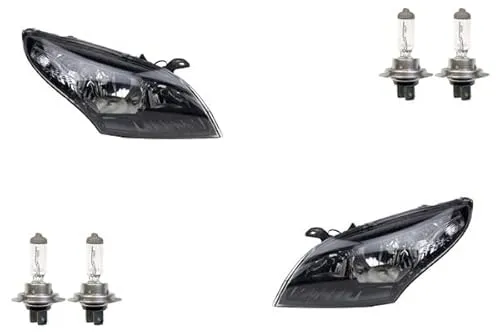 Johns Scheinwerfer Set für Renault Megane III - Komplettset für Renault Megane III (11/08-03/12) mit H7/H7 Leuchtmittel, ideal für optimale Sicht und Sicherheit im Straßenverkehr.