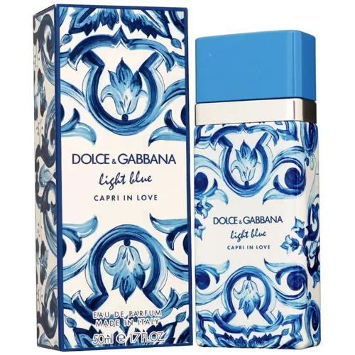 Dolce&Gabbana Light Blue Capri in Love Eau de Parfum 50 ml - Damendüfte, Limited Edition mit zitrischen und floralen Noten, fängt die mediterrane Sommerromantik der Insel Capri ein.