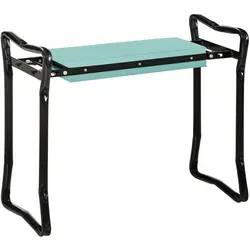 Outsunny Kniebank - Ergonomisches Gartenwerkzeug - Gartenwerkzeuge, ergonomisches Design schützt Knie und erleichtert das Aufstehen, ideal für Gärtner mit Gelenkproblemen.