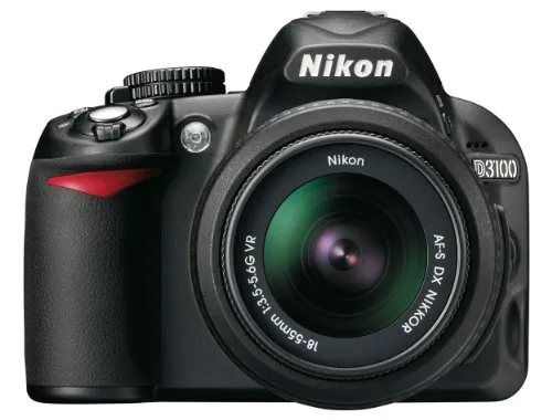 Nikon D3100 SLR-Digitalkamera mit 2 Objektiven - Komfortable Spiegelreflexkamera mit 14,2 Megapixeln für beeindruckende Fotos und Full-HD-Videos. Inklusive 18-55 mm und 55-200 mm Objektiv für vielseitige Aufnahmeoptionen.