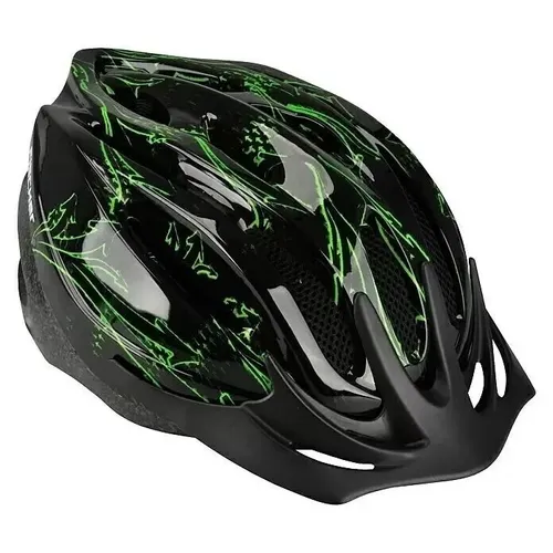 FISCHER 86158 FAHRRADHELM ARROW L/XL - Schwarz/Grün - Fahrradhelm in L/XL (58-61 cm), mit optimaler Belüftung für maximalen Komfort und Sicherheit beim Radfahren.