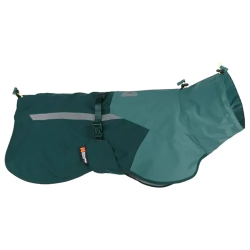 Non-stop dogwear FJORD RAINCOAT 2.0 teal - Wasserdichter Hundemantel - Der Non-stop Dogwear Fjord Raincoat 2.0 in Teal bietet optimalen Wetterschutz für Hunde. Wind- und wasserdicht mit 20.000 mm Wassersäule, atmungsaktiv und verstellbar für maximalen Komfort bei jedem Wetter.