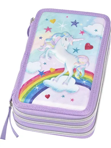 Faber Castell Triple Pencil Case - Unicorn
