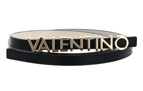 VALENTINO BAGS Synthetikgürtel Belt, Nero - Lederimitatgürtel aus 100% Polyurethan, in eleganter unifarbener Optik. Ideal für casual Outfits und vielseitig kombinierbar.