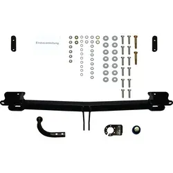 Starre Anhängerkupplung für Mazda 323 Fliessheck 09.1998-05.2004 - Anhängerkupplung von Auto Hak, starr mit 1600 kg Anhängelast, keine Eintragung in Fahrzeugpapiere erforderlich – ideal für unkomplizierte Nutzung.