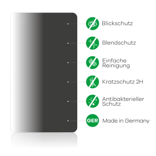 upscreen Blickschutzfilter für Dell U2414H Blaulicht Filter Schutz Folie