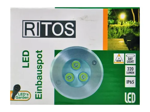 RITOS LED Einbauspot rund LED´s Garden - IP65