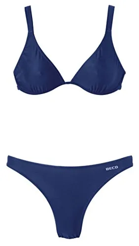 Beco Damen Bügel Bikini B-Cup, Marine, 36, 0/81030